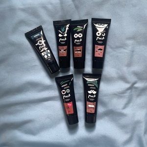 Set of six poly gel, never used